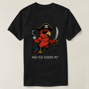 Camiseta Loro de Pirata Divertido