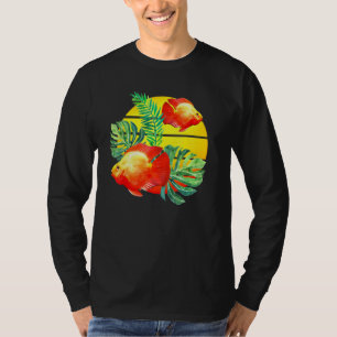 Camiseta Loro de sangre roja Cichlid Depósito de pescado Aq