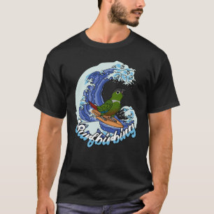 Camiseta Loro de Surfbirbing I Conuro de la mejilla verde
