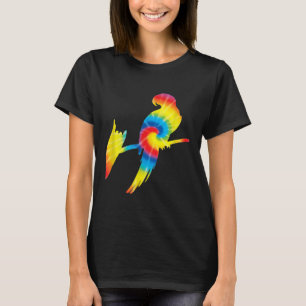 Camiseta Loro de tinte loro arcoiris Imprimir paracaídas Hi