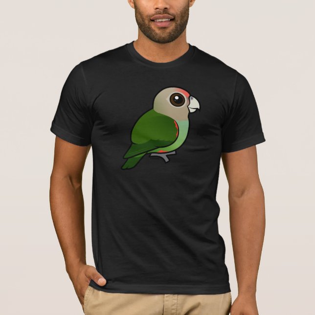 Camiseta Loro del cabo de Birdorable (Anverso)