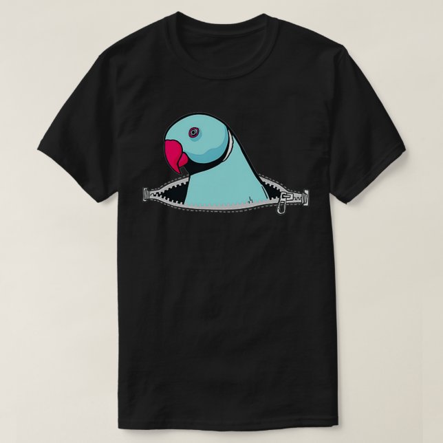 Camiseta Loro del cuello del cántaro turco indio en Pocket  (Diseño del anverso)