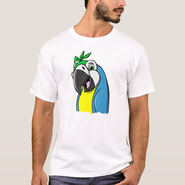 Camiseta Loro del dibujo animado (Anverso)