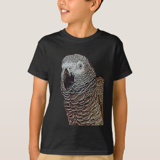 Camiseta Loro del gris africano