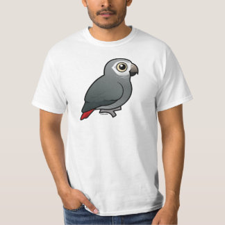 Camiseta Loro del gris africano de Timneh