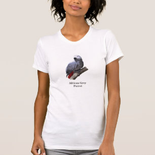 Camiseta Loro del gris africano en rama