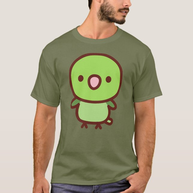 Camiseta Loro del Pacífico hembra normal (Anverso)