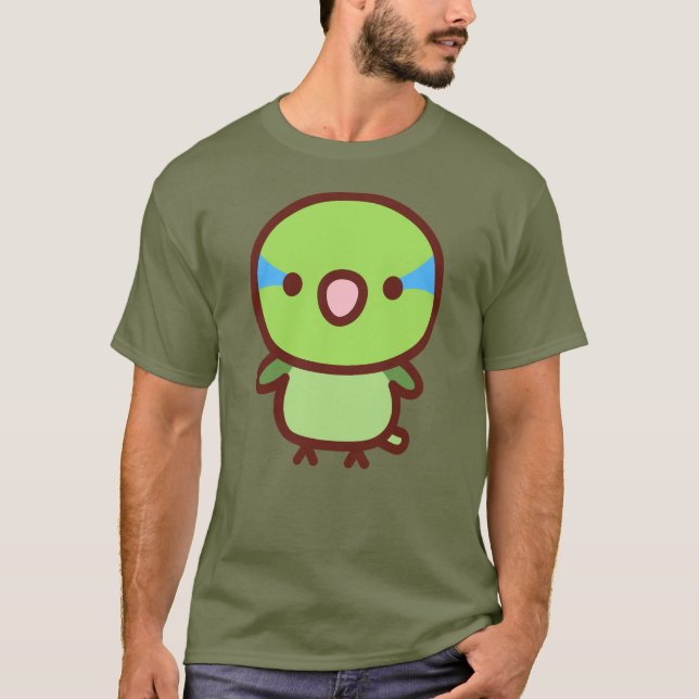 Camiseta Loro del Pacífico macho normal (Anverso)
