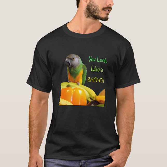 Camiseta Loro divertido de Senegal (Anverso)