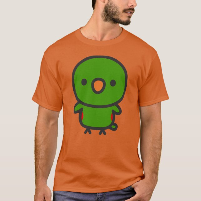 Camiseta Loro Eclectus / Macho (Anverso)