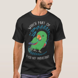 Camiseta Loro Eclectus Macho Aaaa niña