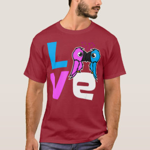 Camiseta Loro El Corto Paracaídas Para Hombres Animales Mu