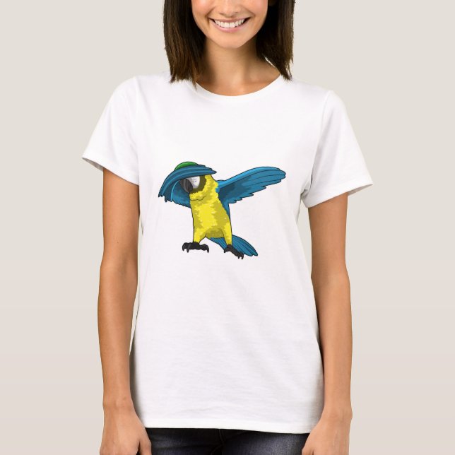 Camiseta Loro en Hip Hop Dance Dab (Anverso)