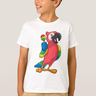 Camiseta Loro en la música de Maracas