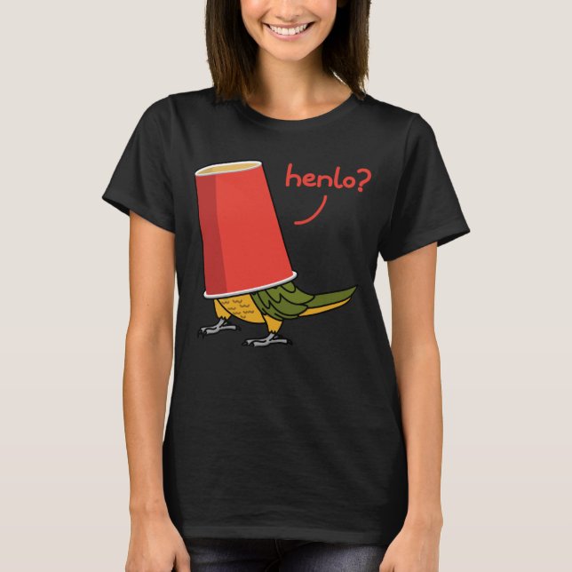 Camiseta Loro En Una Copa Henlo I Senegal Loro (Anverso)