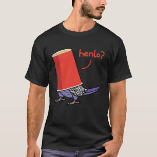 Camiseta Loro En Una Copa Henlo I Violet Budgie Budgerigar