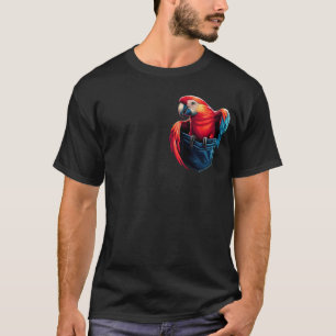 Camiseta Loro escarlata de Macaw en Pocket Bird Lover