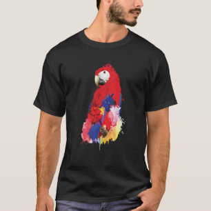 Camiseta Loro Exótico Pájaro Zoológico Animal Budgerigar Pe
