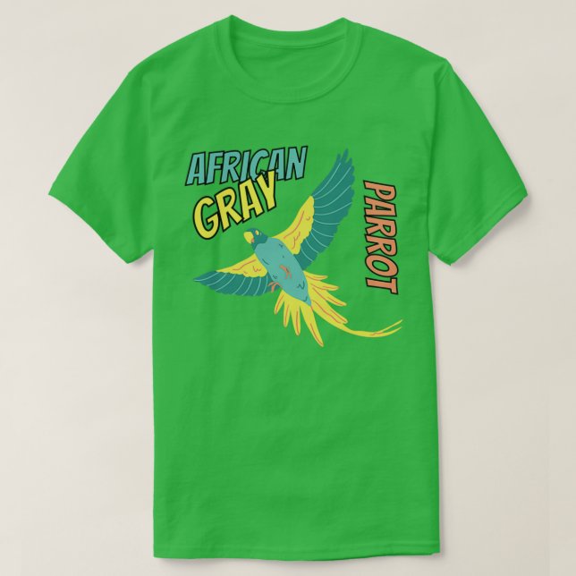 Camiseta loro gris (Diseño del anverso)
