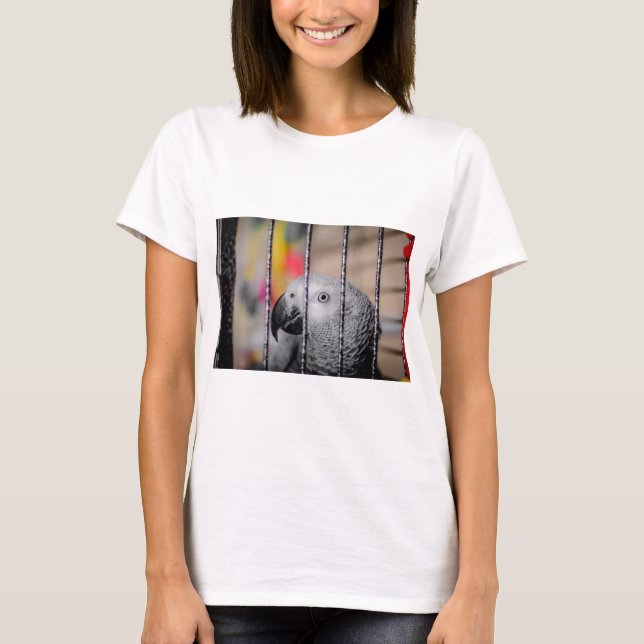 Camiseta Loro gris (Anverso)