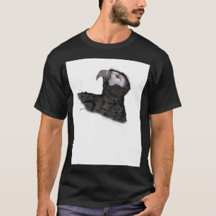 Camiseta loro gris africano