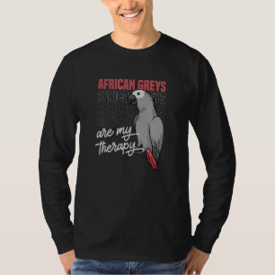 Camiseta Loro Gris Africano Como Ave Terapéutico