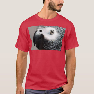 Camiseta Loro gris africano de arte