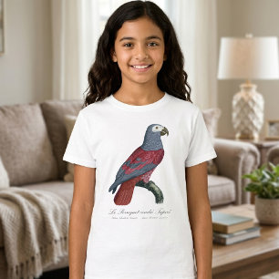 Camiseta Loro Gris Africano Factor Rojo Psittacus Erithacus