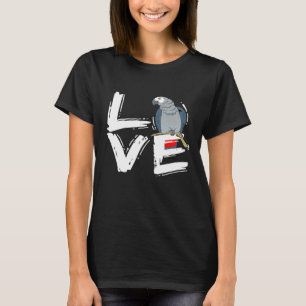 Camiseta Loro gris africano: Mascota de producto loro