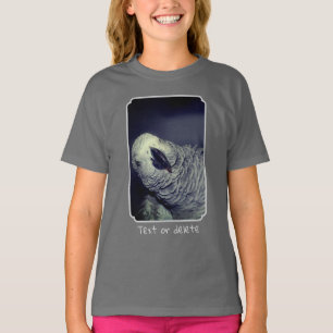 Camiseta Loro Gris Africano Personalizado Ave Adorable