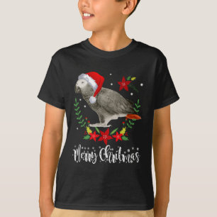 Camiseta Loro gris navidad