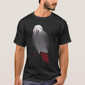 Camiseta Loro Gris Timneh Africano En Una Rama