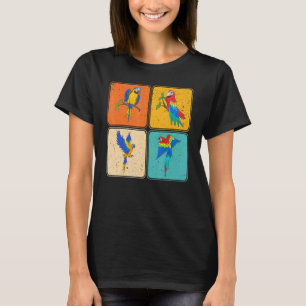 Camiseta Loro Guacamayo Animal Exótico Pájaro Tropical Pop 