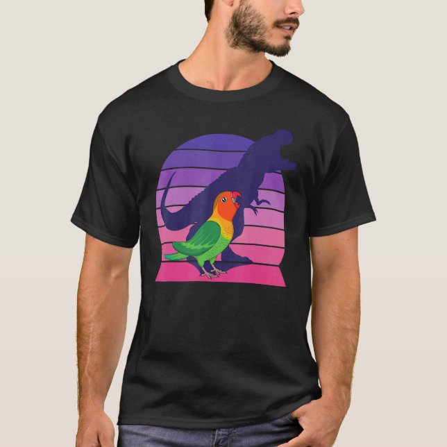Camiseta Loro I Tyrannosaurus Rex I Gritando L de Fischer (Anverso)