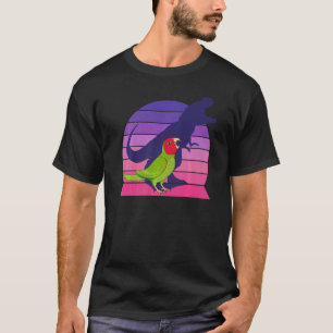 Camiseta Loro I Tyrannosaurus Rex I Gritando Rojo enmascara