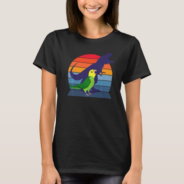 Camiseta Loro I Tyrannosaurus Rex I Grito cabeza amarilla (Anverso)