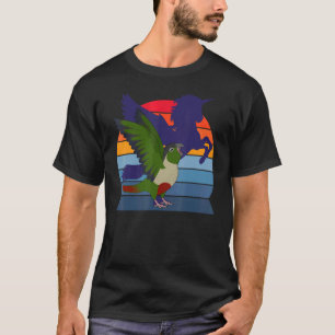 Camiseta Loro I Wingu Unicornio grito verde ovacionado