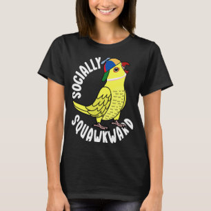 Camiseta Loro incrédulo socialmente I Ringnec indio amarill