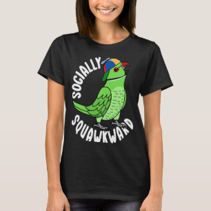 Camiseta Loro indio verde I, loro incrédulo socialmente