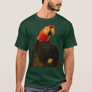 Camiseta Loro lindo Macaw Distinguir a los Mascotas de perr