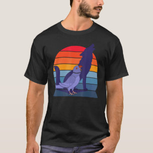 Camiseta Loro me llanto lobo gritando violeta rí indio