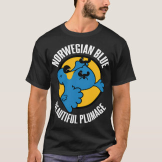 Camiseta Loro muerto - Azul noruego - Hermoso plumaje