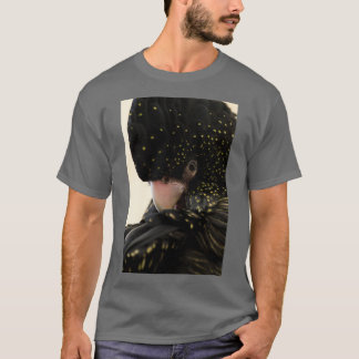 Camiseta Loro negro y dorado