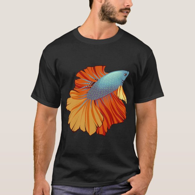 Camiseta Loro Nymphicus Nymphicus - Chip y Pez (Anverso)