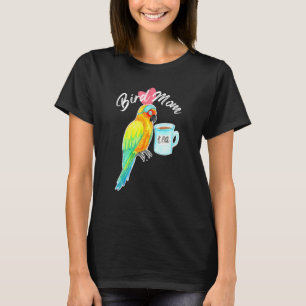 Camiseta Loro Pájaro Mamá Dormido Sol Periquito Acuarela