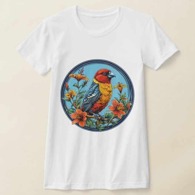 Camiseta Loro picogordo colorido (Distribución)