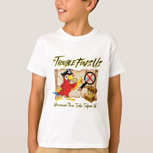 Camiseta loro pirata cita (Anverso)