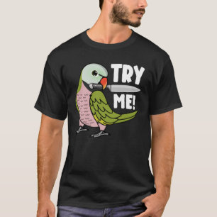 Camiseta Loro Prueba Mía Con Cuchillo Bigote Perico