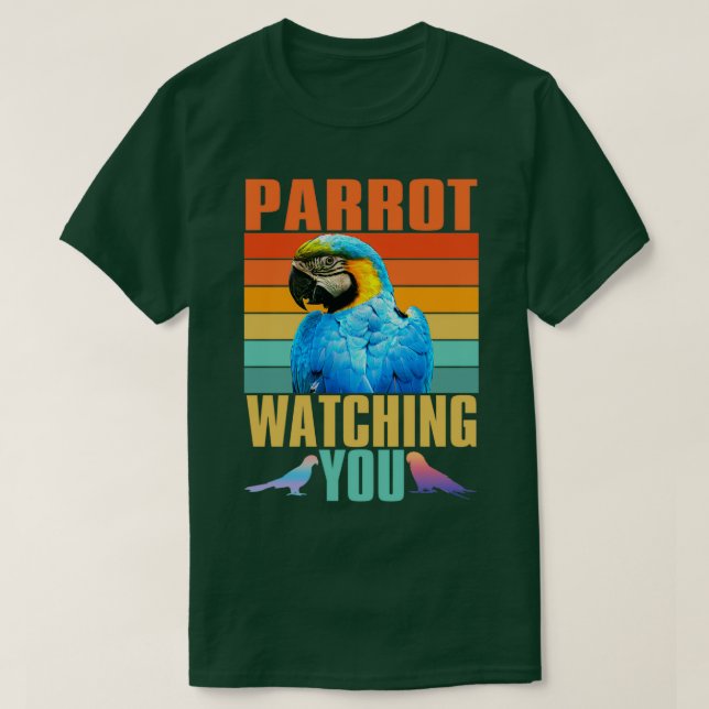 Camiseta loro que te observa idea de regalo divertida para  (Diseño del anverso)
