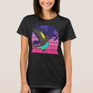 Camiseta Loro retro con unicornio que grito a Meyer